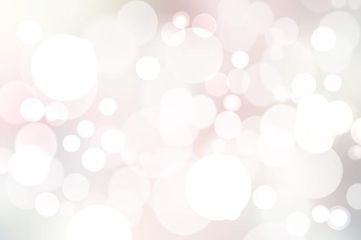Abstract blurred vivid spring summer light delicate pastel pink bokeh background texture with bright soft color circles. Space for your text. Beautiful backdrop illustration.