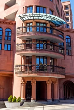 Modern architecture in the centre of Yerevan, Armenia