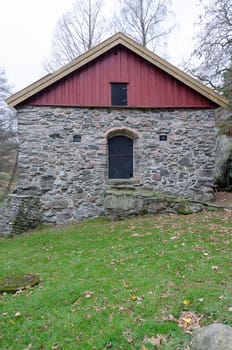 Old magasin a house of stone