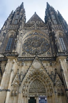 Beutiful Cathedral  in Prag Tjeckien