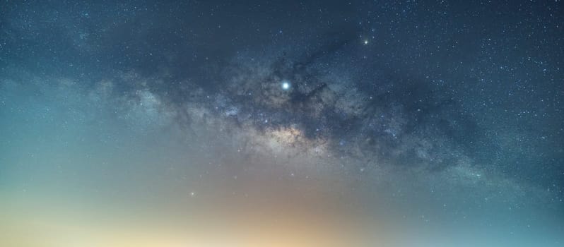 The center of the Milky Way, overlooking Lagoon Nebula, Trifid Nebula...