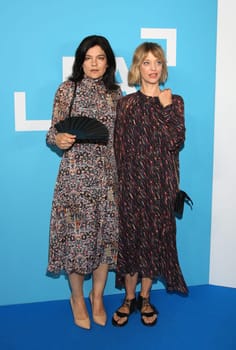German actress Jasmin Tabatabai, and German actress Heike Makatsch .German Producers Alliance Summer Party at the Tipi Kanzleramt  In Berlin 25.  June 2019