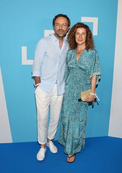 Aleksandar Jovanovic and his wife German actress Celia Sarto ,.German Producers Alliance Summer Party at the Tipi Kanzleramt  In Berlin 25.  June 2019