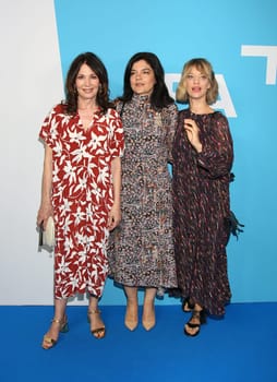 German actress Jasmin Tabatabai, German actress Iris Berben and German actress Heike Makatsch .German Producers Alliance Summer Party at the Tipi Kanzleramt  In Berlin 25.  June 2019