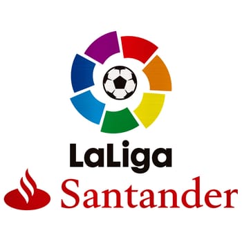 la liga spanish football league sport editorial illustration