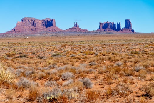 View at Monument Valley, Arizona USA