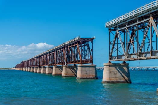 Road 1 to Key West in Florida, USA