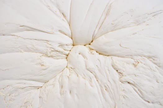 Mixed dough background from above that stands to mature