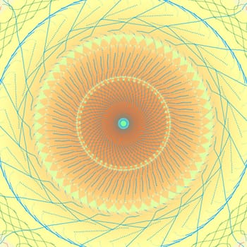 Spiritual image background with magical illusion