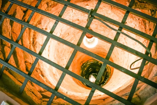 Roman Well inside a house near Hadrian's Wall U.K.