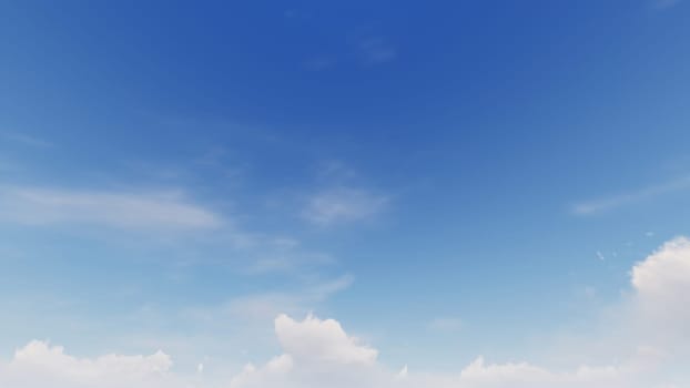 Cloudy blue sky abstract background, blue sky background with tiny clouds, 3d rendering..