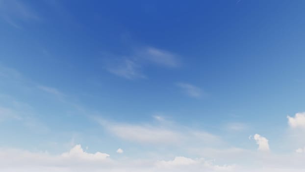 Cloudy blue sky abstract background, blue sky background with tiny clouds, 3d rendering..