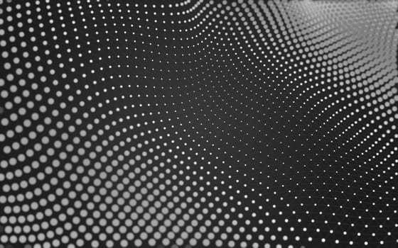 Abstract polygonal space low poly dark background with connecting dots and lines. Connection structure. 3d rendering