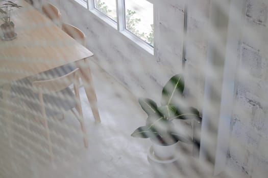 Living room interior design minimal style, stock photo