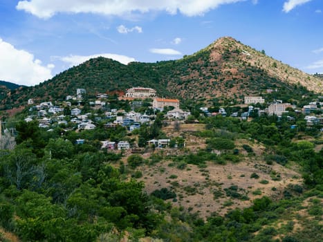 Old mining town of Jerome, Arizona in southwest United States.