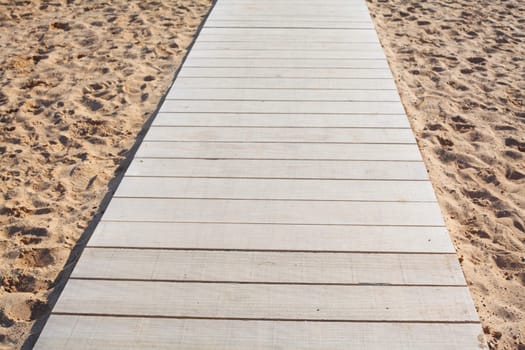 Wooden boards from a path through the dunes, Germany, Europe