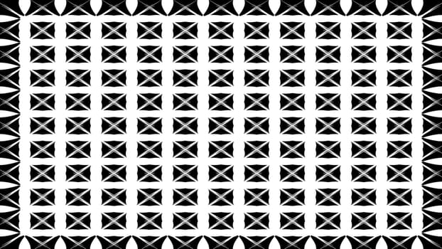 The contour square symbols are organized into halftone array with inclined white color