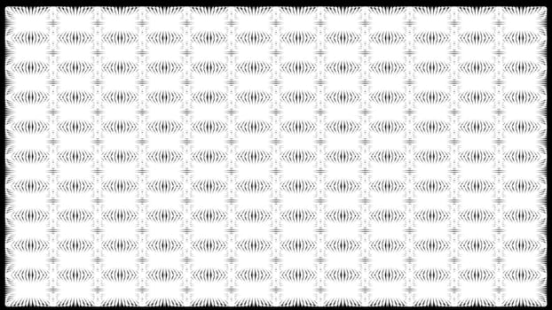 The contour square symbols are organized into halftone array with inclined white color