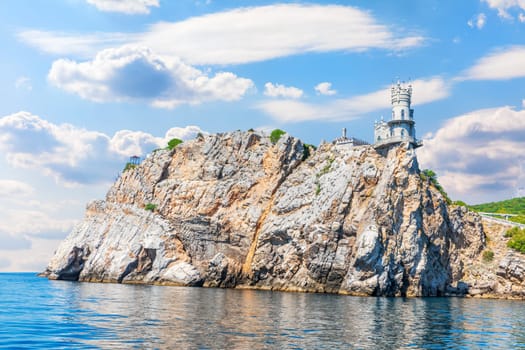 Crimean Cape and the Swallow Nest Castle, beautiful sea view.