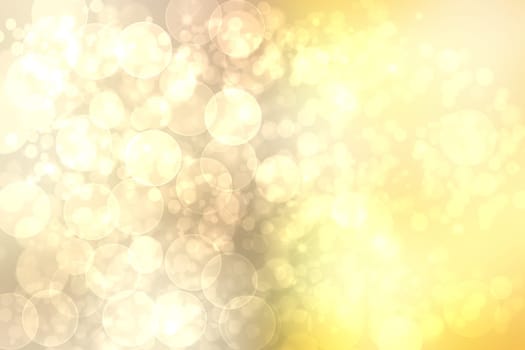 Abstract bright spring or summer landscape texture with natural brown bokeh lights and yellow circular lights with sunshine and stars. . Autumn or summer background with copy space. Beautiful backdrop.