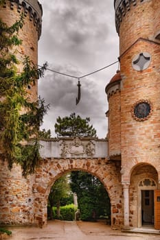 Inside of the Castle in Szekesfehervar, Hungary