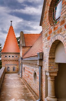 Fragment of the Castle in Szekesfehervar, Hungary