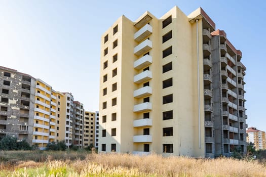 Unfinished multi-storey residential complex