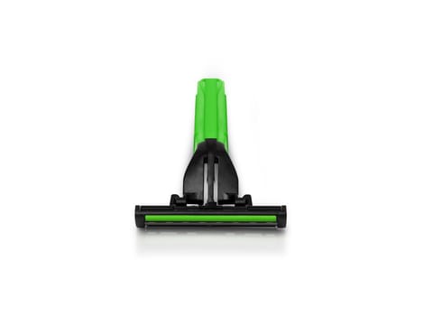 Men's shaving razors set. Studio shot isolated on white background.