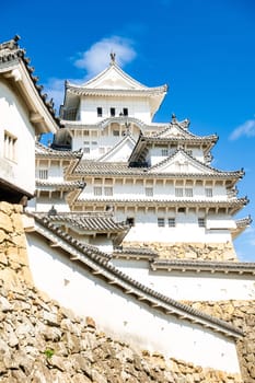Himeji Castle the Unesco world heritage site in Himeji City Hyogo Japan in Summer