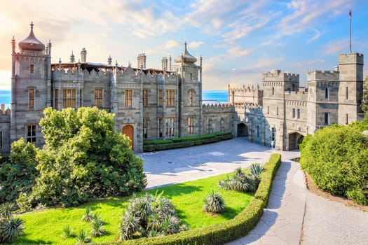 Vorontsov Palace, a famous landmark in  Crimea.