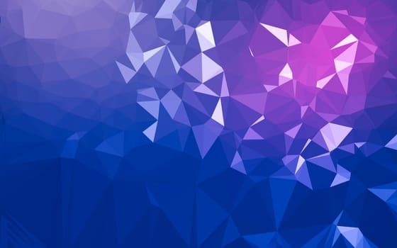 Abstract low poly background, geometry triangle, mosaic pastel color background