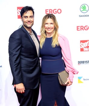 Jessica Kastrop and husband  Roman Libbertz .Sport BILD Award 2019 at the Fischauktionhall Hamburg , 19.08.2019