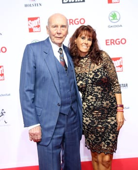 Horst Eckel and his wife Hannelore.Sport BILD Award 2019 at the Fischauktionhall Hamburg , 19.08.2019