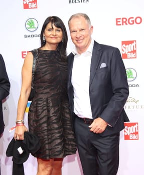 Stefan Reuter and wife  Birgit Reuter.Sport BILD Award 2019 at the Fischauktionhall Hamburg , 19.08.2019