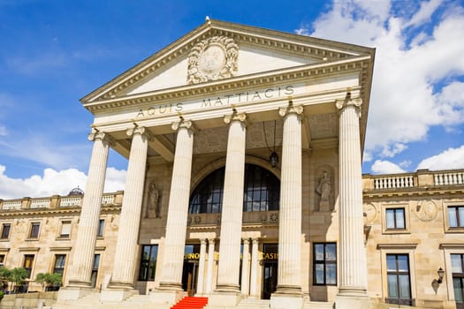 Wiesbaden, Germany - 2018-06-03: Casino Kurhaus of Wiesbaden