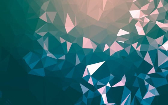 Abstract low poly background, geometry triangle, mosaic pastel color background
