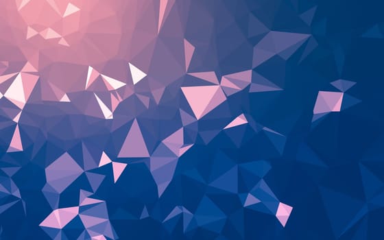 Abstract low poly background, geometry triangle, mosaic pastel color background