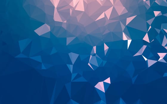 Abstract low poly background, geometry triangle, mosaic pastel color background