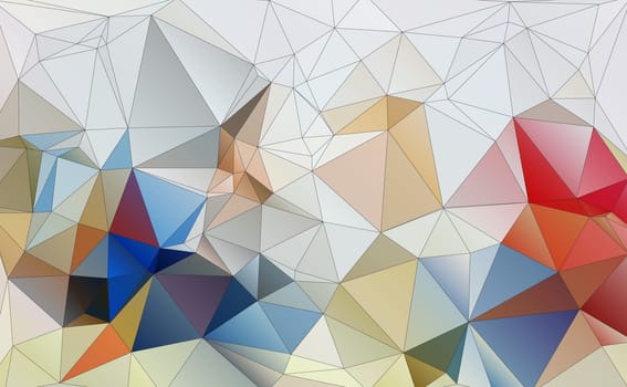 polygonal pattern of triangles, abstract background