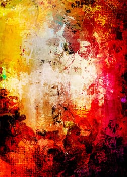 mixed media painting graphic textures contemporary