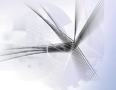 abstract lines grid concept development