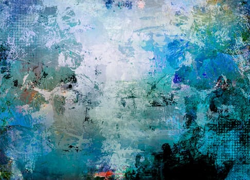 mixed media painting graphic textures contemporary