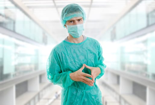 young male doctor at the hospital