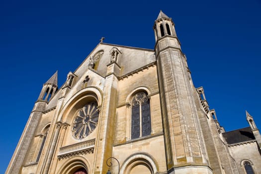 Niort ancient gothic church, Aquitaine, France