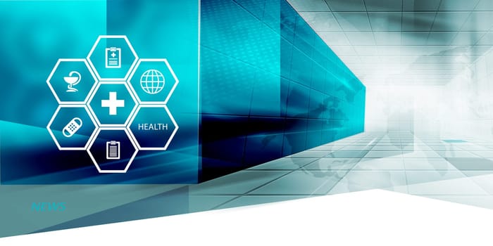 Medical health background, Suitable for Healthcare and Medical News Topic