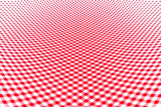 Red tablecloth pattern as abstract texture background.