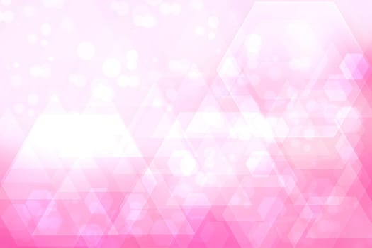 Abstract business and new technology backdrop. Abstract colorful pink modern futuristic technology and business background texture with mixed geometrical figures. Beautiful business and science presentation backdrop.