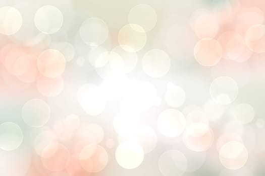 Abstract blurred vivid spring summer light delicate pastel pink bokeh background texture with bright soft color circles. Space for your text. Beautiful backdrop illustration.