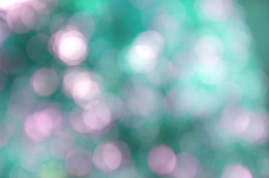 Abstract circular bokeh nature background of light . Blur background