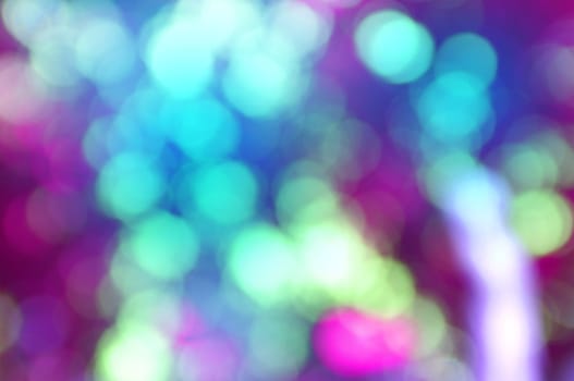Abstract circular bokeh nature background of light . Blur background